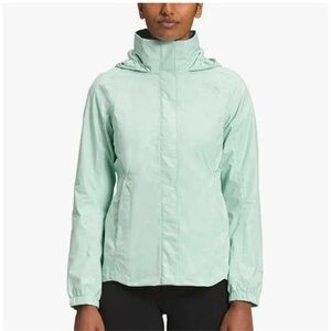 The North Face RESOLVE Hooded PARKA II Wind/Rain Jacket in Jade Women’s Medium